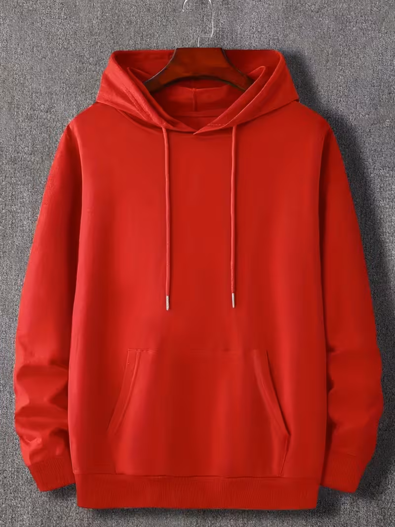 red hoodie